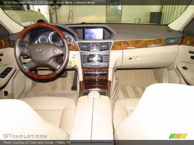 Arctic White / Almond Beige 2010 Mercedes-Benz E 350 Sedan