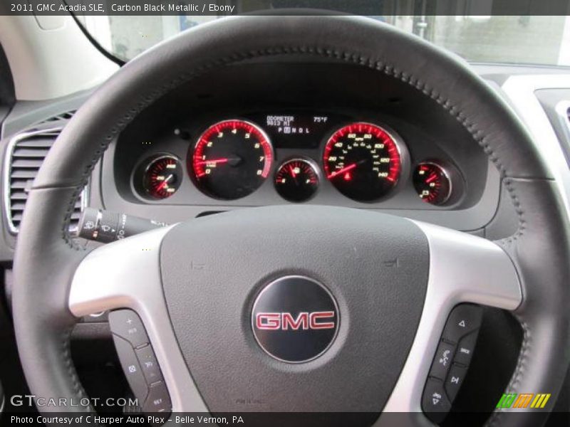 Carbon Black Metallic / Ebony 2011 GMC Acadia SLE