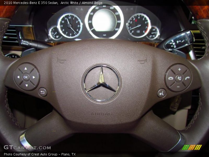 Arctic White / Almond Beige 2010 Mercedes-Benz E 350 Sedan