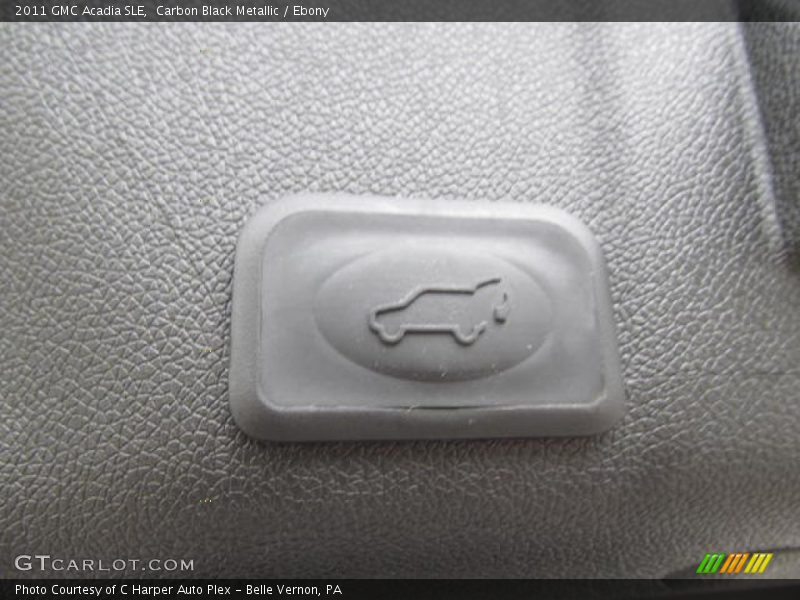 Carbon Black Metallic / Ebony 2011 GMC Acadia SLE