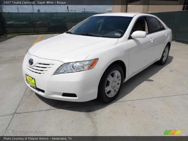 Super White / Bisque 2007 Toyota Camry LE