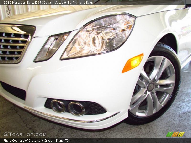 Arctic White / Almond Beige 2010 Mercedes-Benz E 350 Sedan
