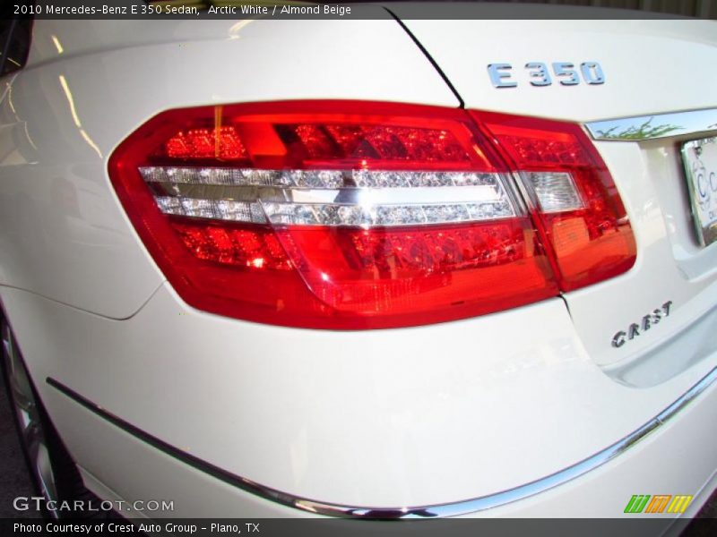 Arctic White / Almond Beige 2010 Mercedes-Benz E 350 Sedan