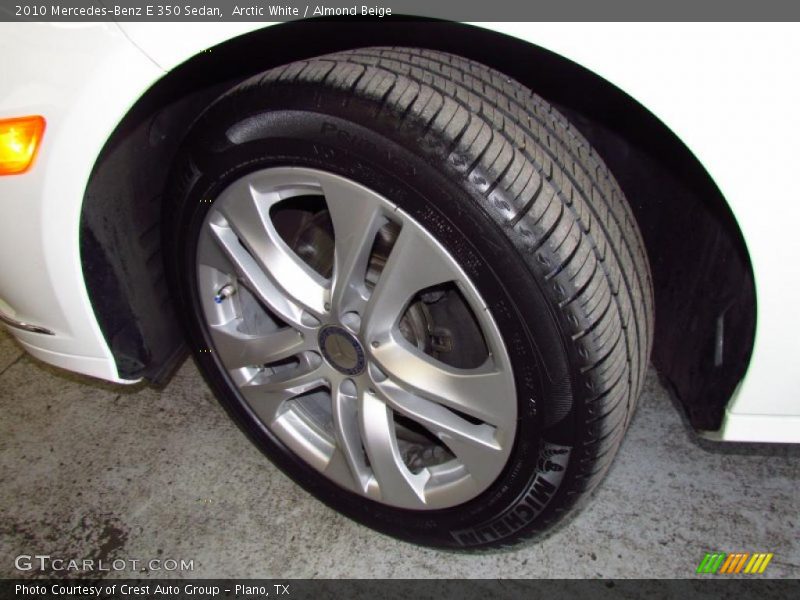 Arctic White / Almond Beige 2010 Mercedes-Benz E 350 Sedan