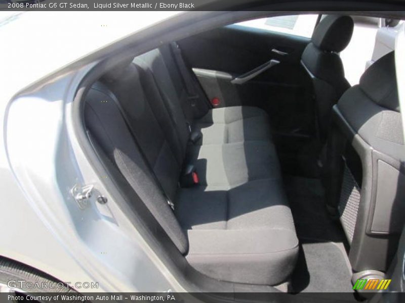 Liquid Silver Metallic / Ebony Black 2008 Pontiac G6 GT Sedan