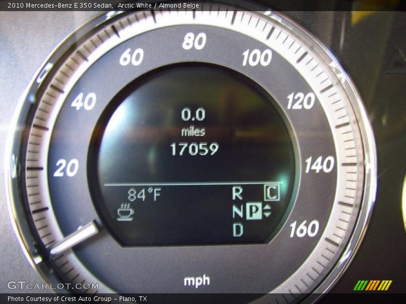Arctic White / Almond Beige 2010 Mercedes-Benz E 350 Sedan