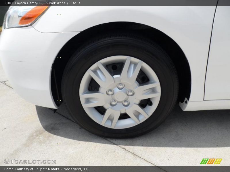 Super White / Bisque 2007 Toyota Camry LE