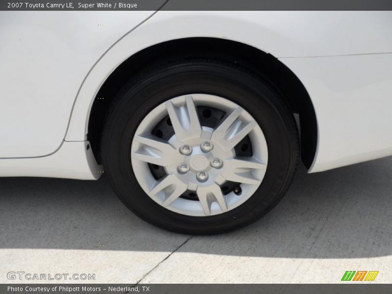 Super White / Bisque 2007 Toyota Camry LE
