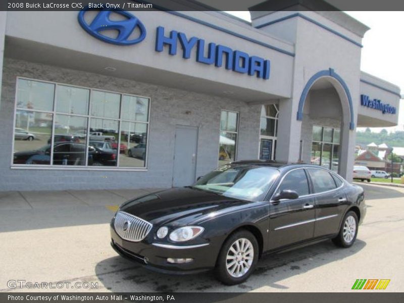 Black Onyx / Titanium 2008 Buick LaCrosse CXS