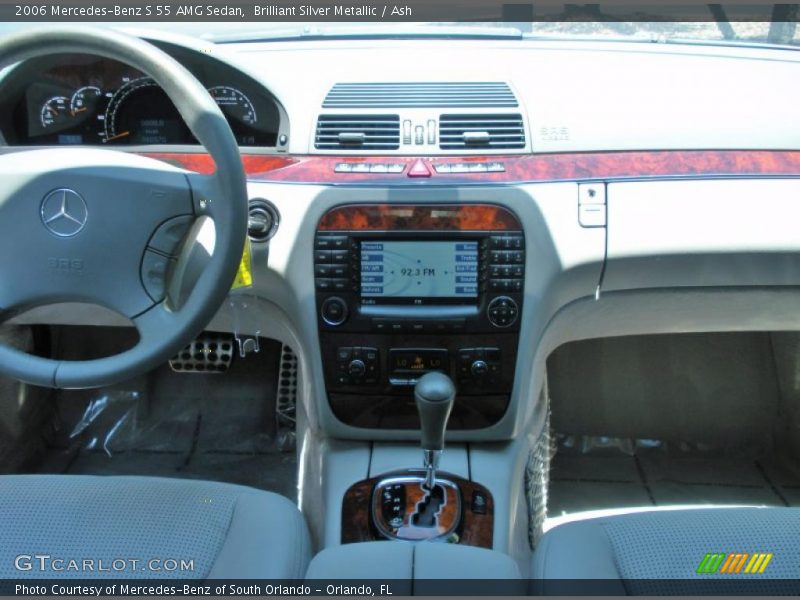 Brilliant Silver Metallic / Ash 2006 Mercedes-Benz S 55 AMG Sedan