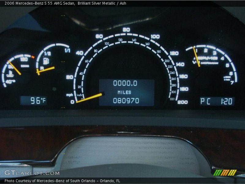  2006 S 55 AMG Sedan 55 AMG Sedan Gauges