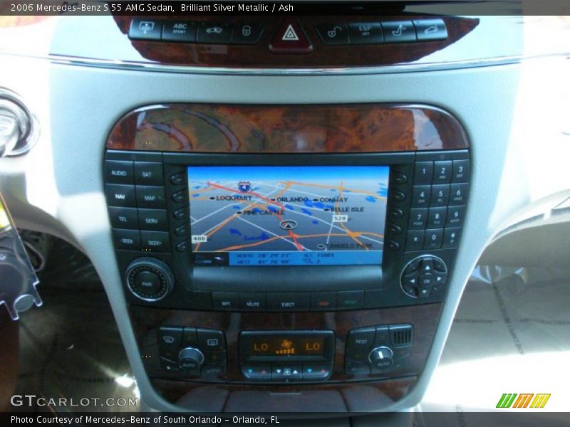 Navigation of 2006 S 55 AMG Sedan