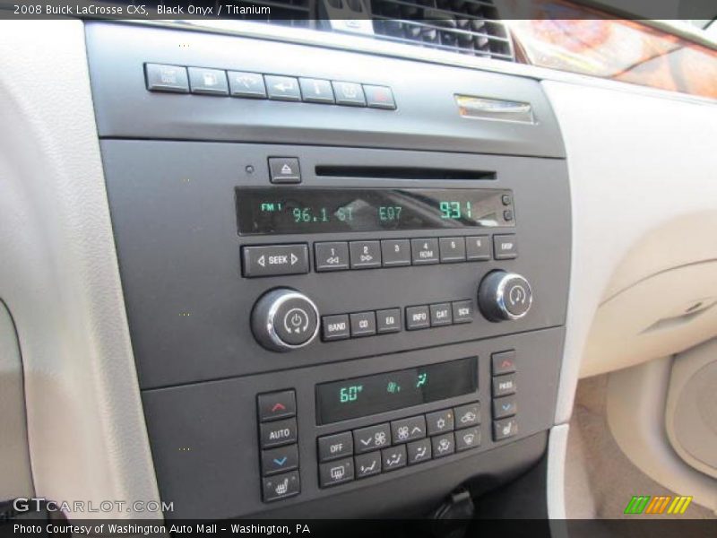 Controls of 2008 LaCrosse CXS