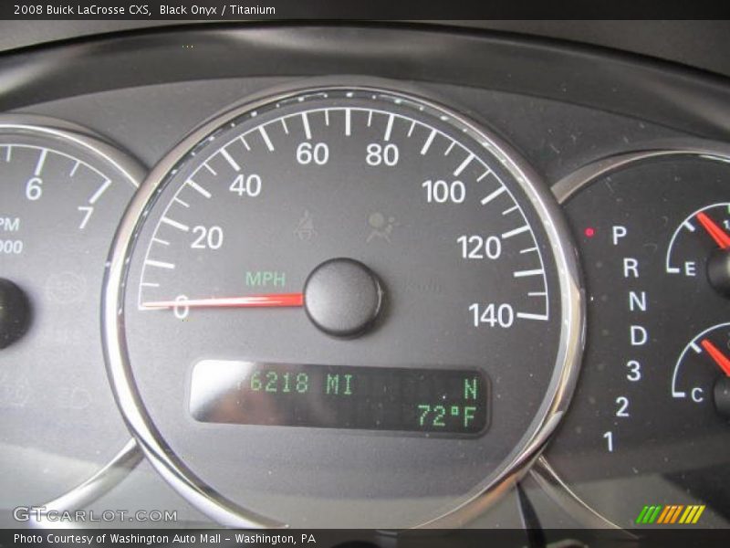 Black Onyx / Titanium 2008 Buick LaCrosse CXS