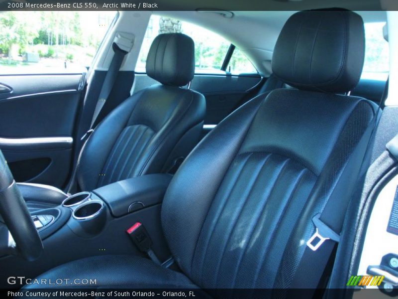 Arctic White / Black 2008 Mercedes-Benz CLS 550