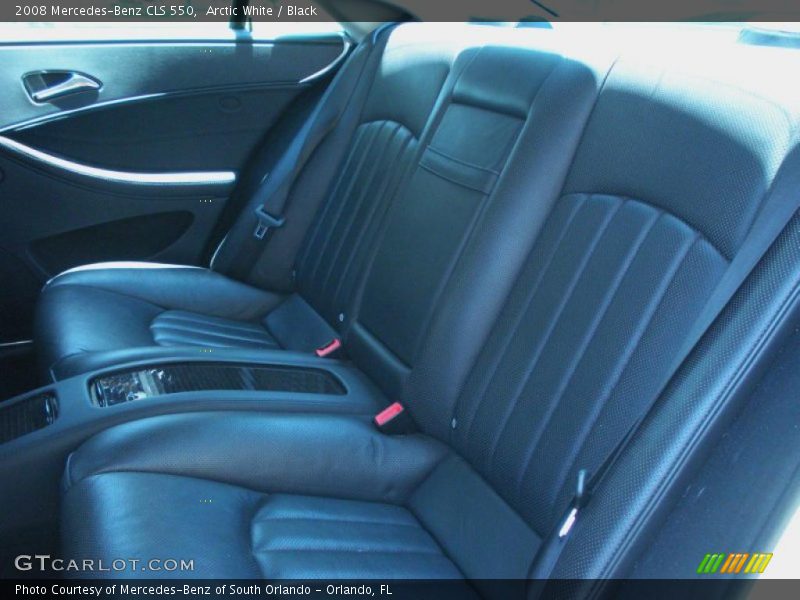 Arctic White / Black 2008 Mercedes-Benz CLS 550