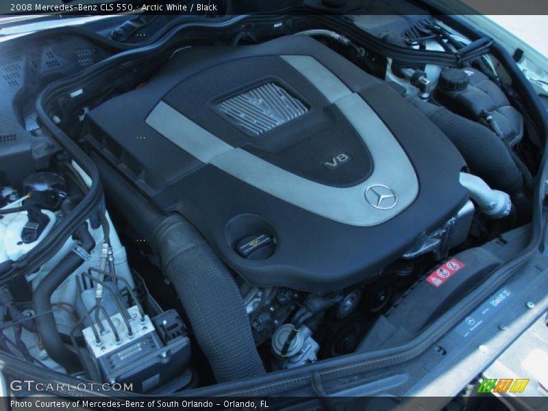 Arctic White / Black 2008 Mercedes-Benz CLS 550