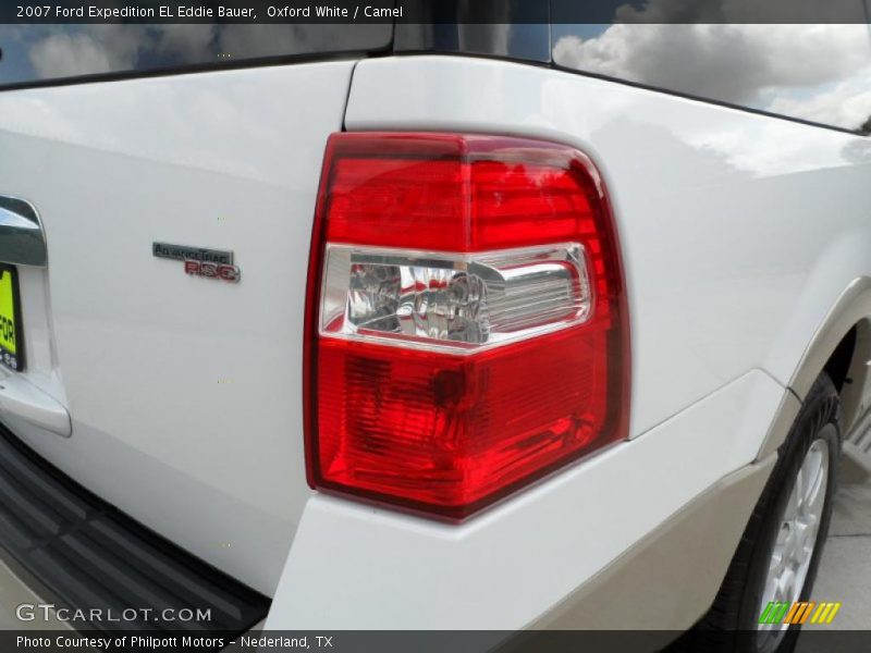 Oxford White / Camel 2007 Ford Expedition EL Eddie Bauer