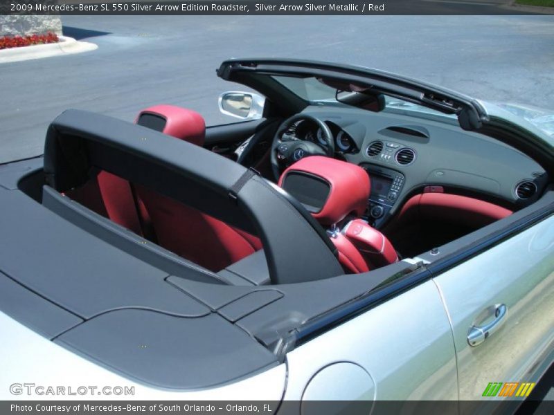 Silver Arrow Silver Metallic / Red 2009 Mercedes-Benz SL 550 Silver Arrow Edition Roadster