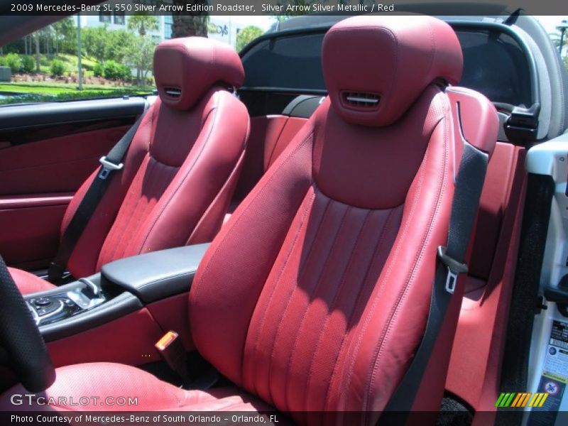  2009 SL 550 Silver Arrow Edition Roadster Red Interior