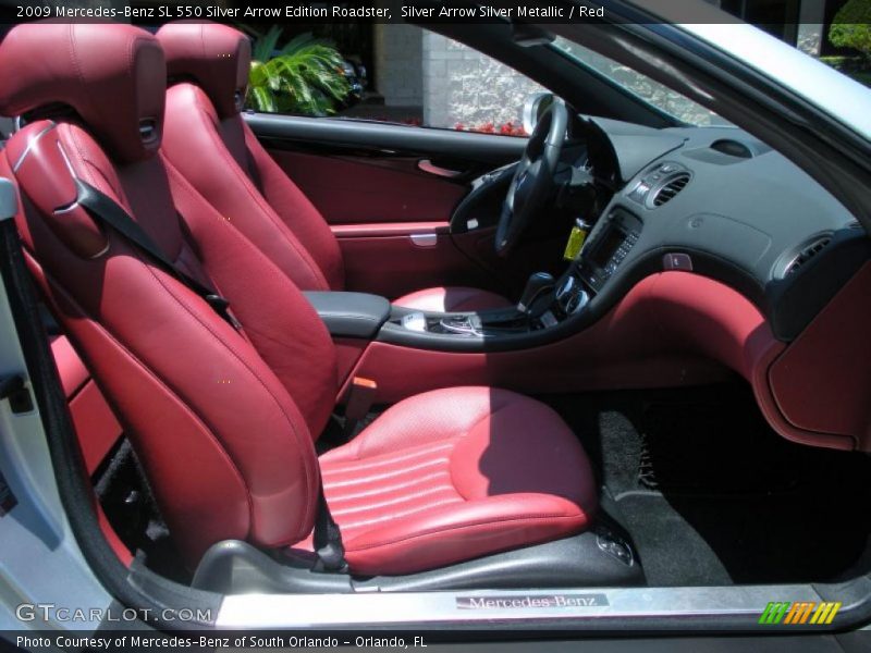  2009 SL 550 Silver Arrow Edition Roadster Red Interior
