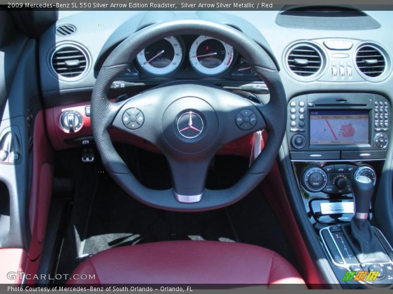  2009 SL 550 Silver Arrow Edition Roadster Steering Wheel