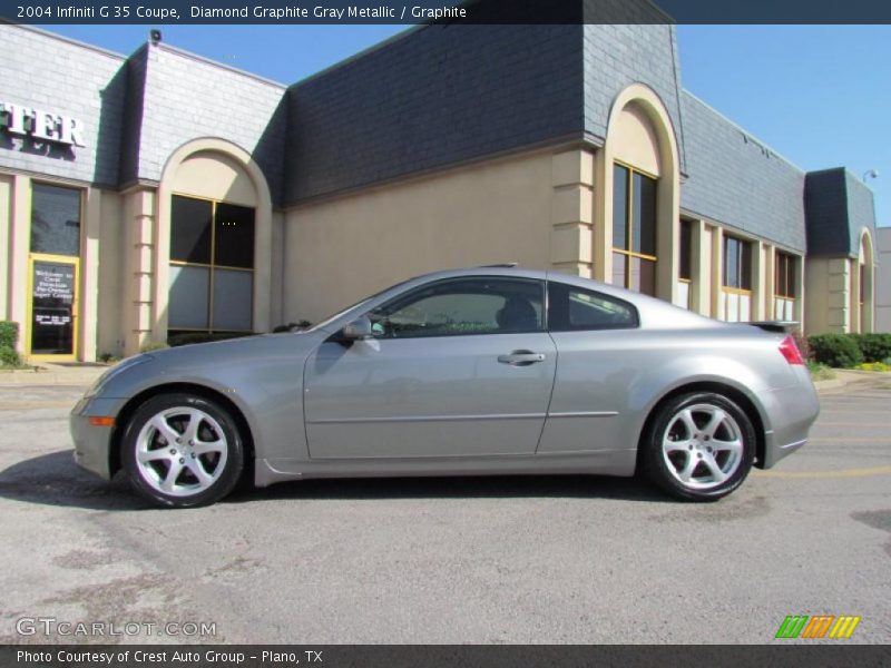 Diamond Graphite Gray Metallic / Graphite 2004 Infiniti G 35 Coupe