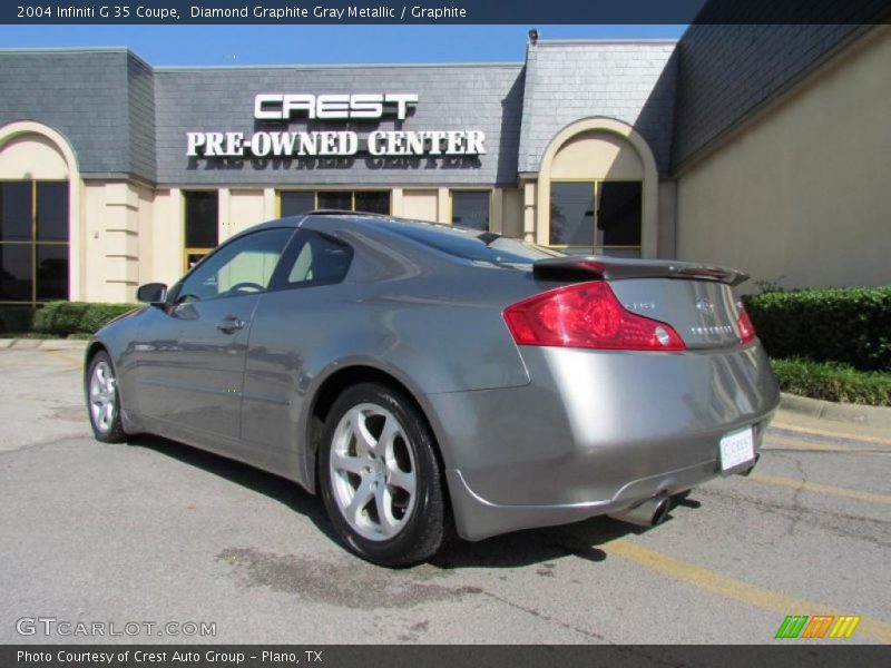 Diamond Graphite Gray Metallic / Graphite 2004 Infiniti G 35 Coupe