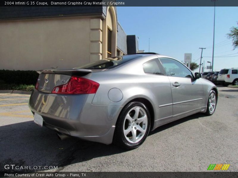 Diamond Graphite Gray Metallic / Graphite 2004 Infiniti G 35 Coupe