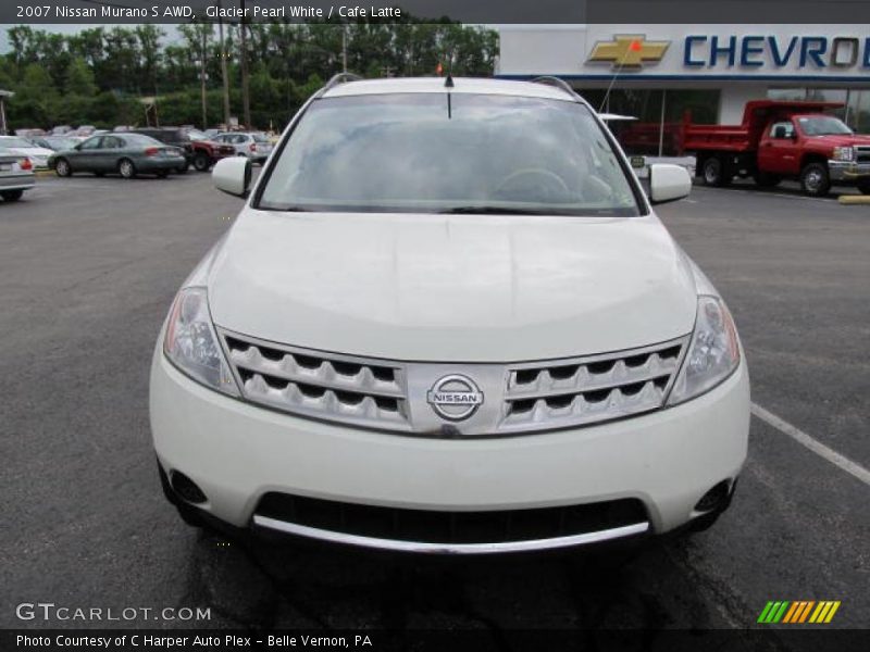 Glacier Pearl White / Cafe Latte 2007 Nissan Murano S AWD