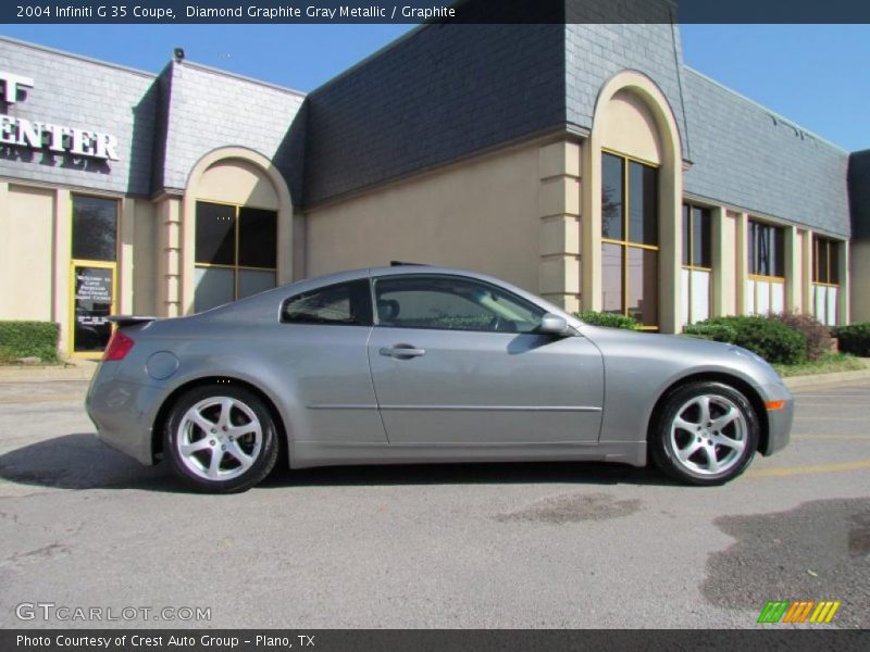 Diamond Graphite Gray Metallic / Graphite 2004 Infiniti G 35 Coupe