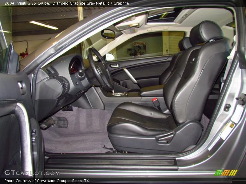  2004 G 35 Coupe Graphite Interior