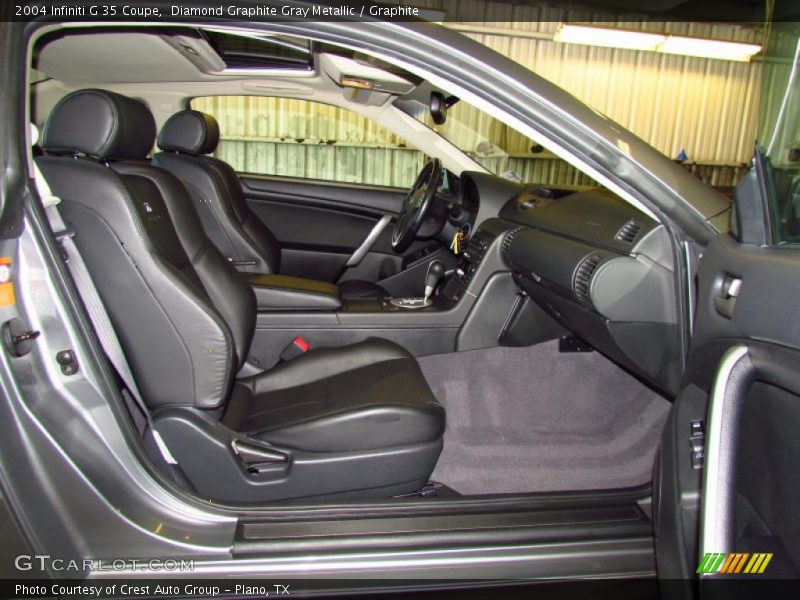 Diamond Graphite Gray Metallic / Graphite 2004 Infiniti G 35 Coupe