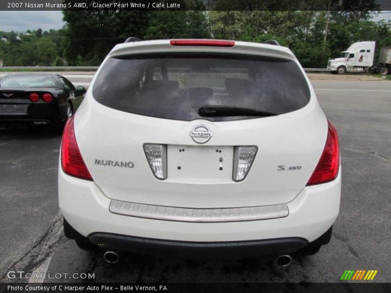 Glacier Pearl White / Cafe Latte 2007 Nissan Murano S AWD