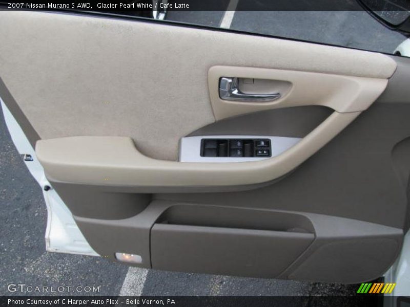 Glacier Pearl White / Cafe Latte 2007 Nissan Murano S AWD