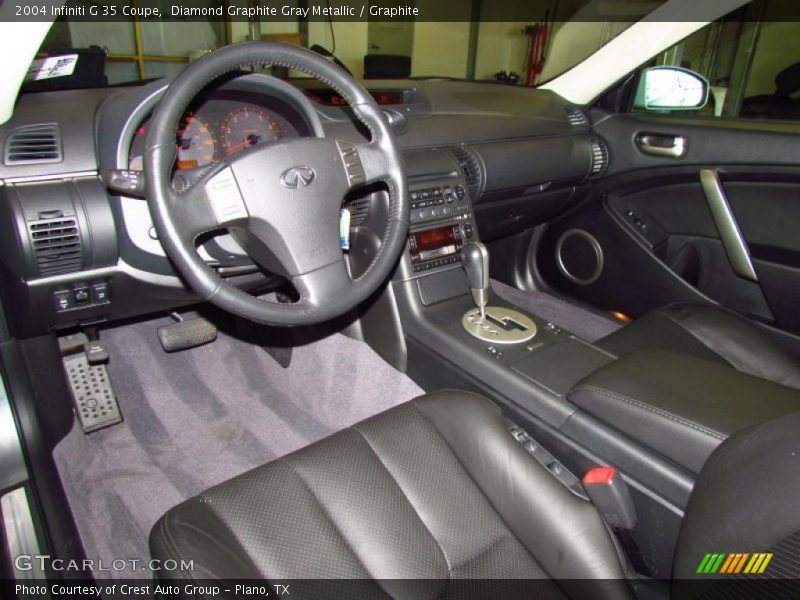 Dashboard of 2004 G 35 Coupe