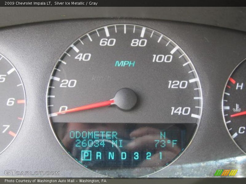 Silver Ice Metallic / Gray 2009 Chevrolet Impala LT