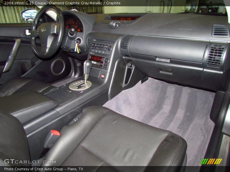 Diamond Graphite Gray Metallic / Graphite 2004 Infiniti G 35 Coupe