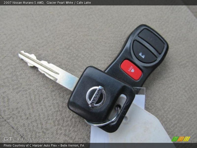 Glacier Pearl White / Cafe Latte 2007 Nissan Murano S AWD