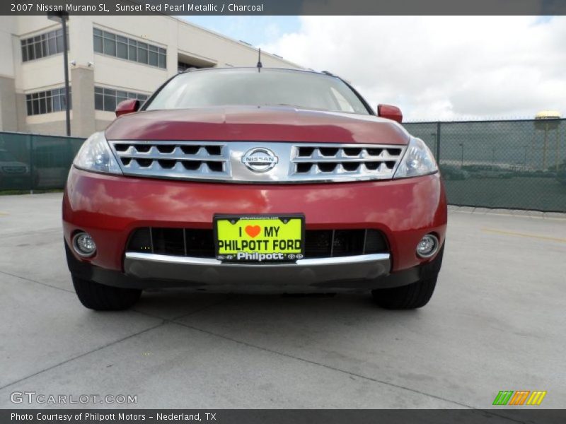 Sunset Red Pearl Metallic / Charcoal 2007 Nissan Murano SL