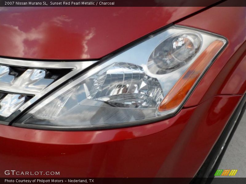 Sunset Red Pearl Metallic / Charcoal 2007 Nissan Murano SL