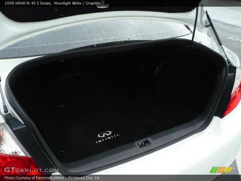Moonlight White / Graphite 2008 Infiniti M 45 S Sedan