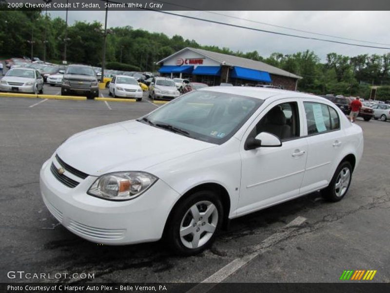 Summit White / Gray 2008 Chevrolet Cobalt LT Sedan