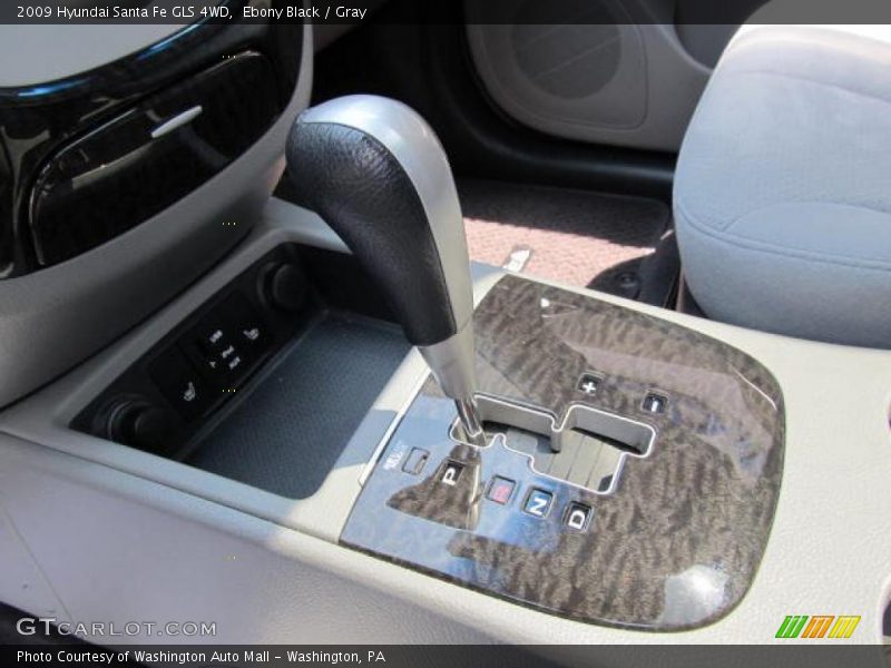 Ebony Black / Gray 2009 Hyundai Santa Fe GLS 4WD