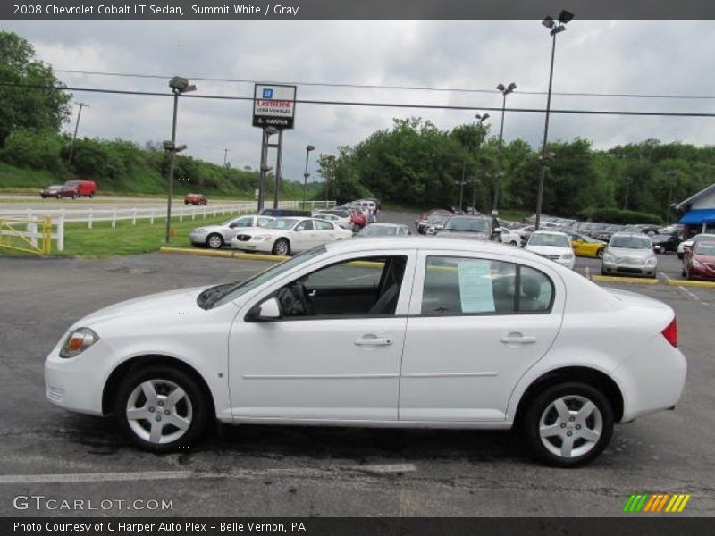 Summit White / Gray 2008 Chevrolet Cobalt LT Sedan