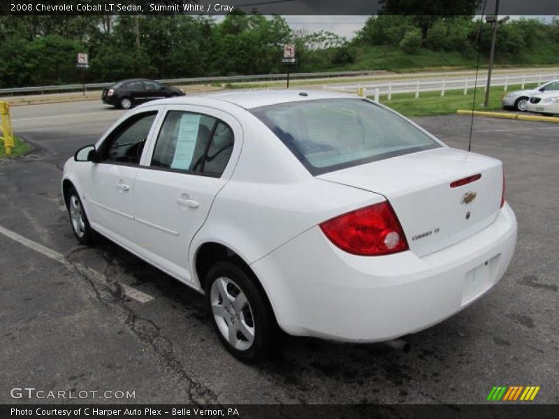 Summit White / Gray 2008 Chevrolet Cobalt LT Sedan