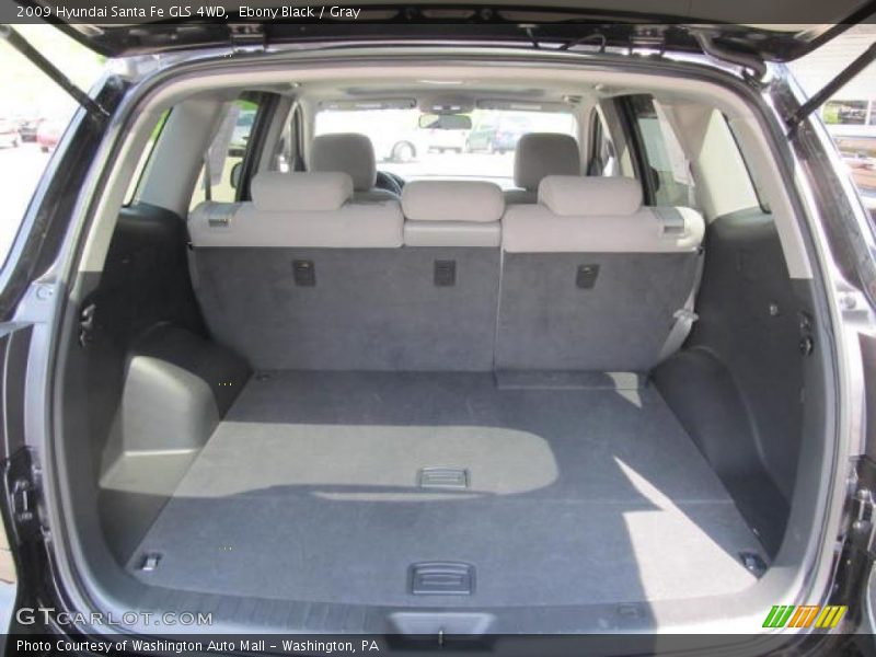 Ebony Black / Gray 2009 Hyundai Santa Fe GLS 4WD