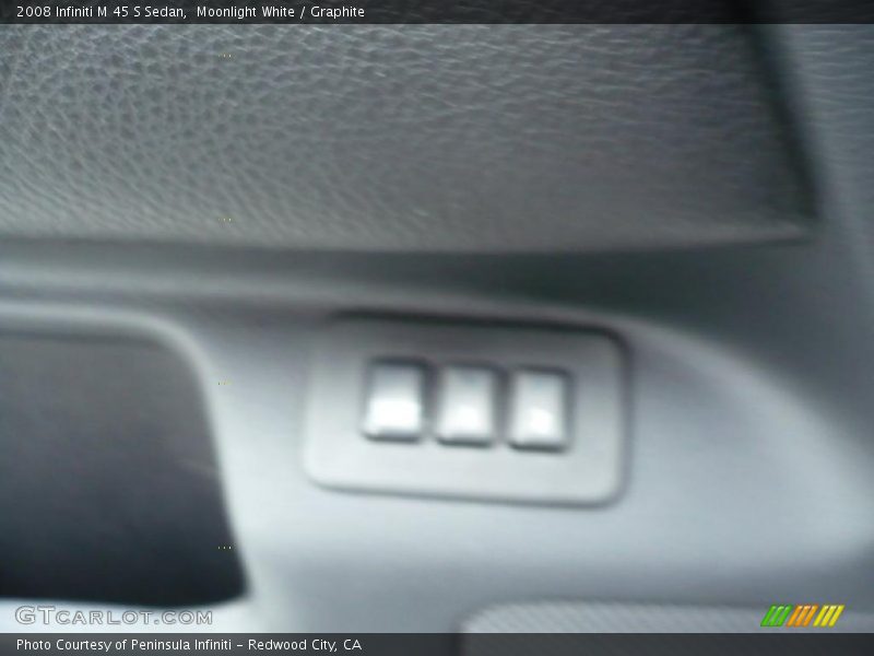 Moonlight White / Graphite 2008 Infiniti M 45 S Sedan