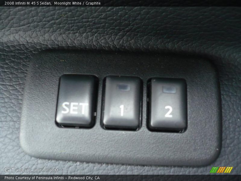 Moonlight White / Graphite 2008 Infiniti M 45 S Sedan