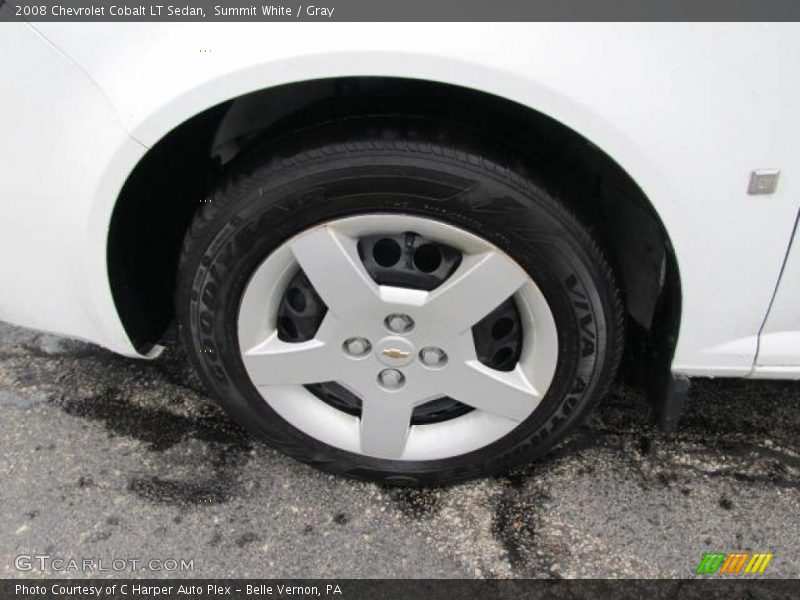 Summit White / Gray 2008 Chevrolet Cobalt LT Sedan